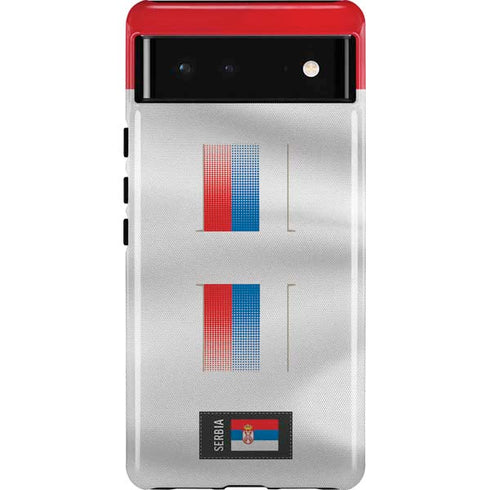 Serbia Soccer Flag Pixel Cases